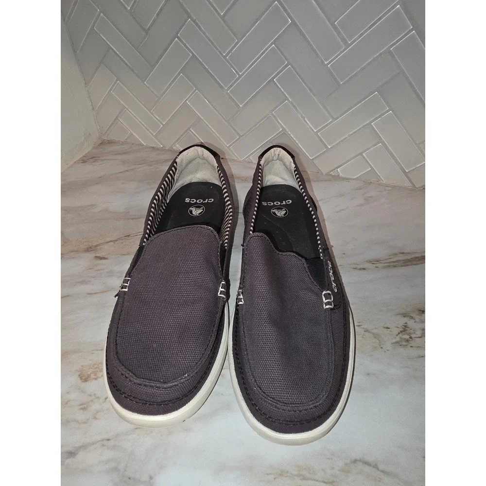 Crocs Mens Boat Shoe Slip On Loafer Casual Comfort